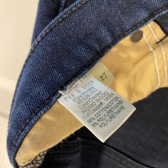 ☘️5 for $40☘️ Rag & Bone Indigo Capri Skinny Jeans Size 27 #W1526U002 - Picture 15 of 15